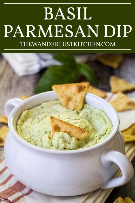 Savor the lush flavors of fresh basil, rich Parmesan, and creamy cheese with our heavenly Basil Parmesan Dip – it's pure indulgence in every bite! Basil Ideas Fresh, Fresh Basil Recipes Appetizer, Basil Dip Recipes, Basil Recipes Appetizers, Appetizers With Basil, Basil Appetizer Recipes, Pesto Appetizer Recipes, Recipes With Basil Leaves, Recipes Using Fresh Basil