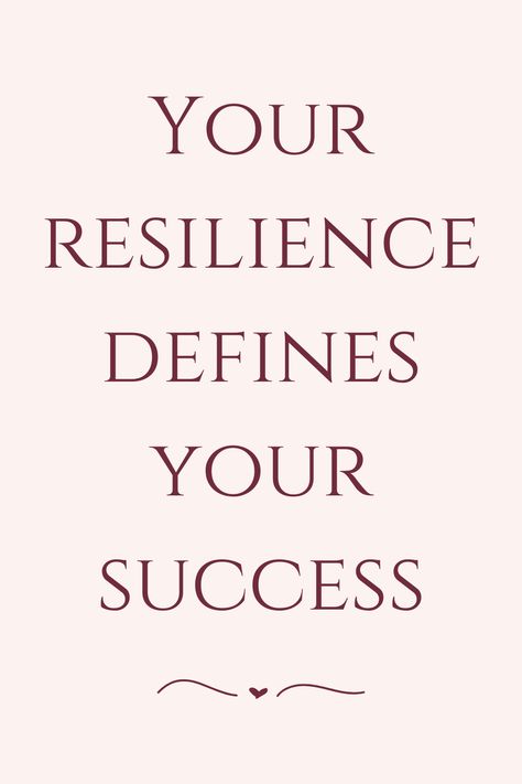 Your resilience defines your success Daily Quotes, Vision Board, Inspirational Quotes, Quotes, Quick Saves, Instagram