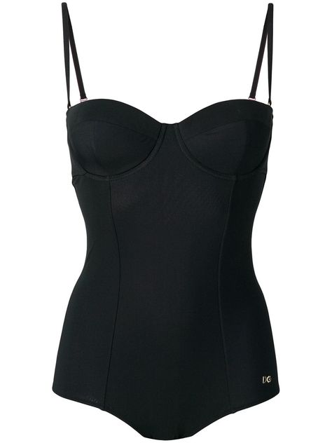 Dolce And Gabbana Black Cup One Piece Swimsuit - $575 Honeymoon Wear, Venus Fashion, Swimsuit Black, Art Animals, Kpop Fashion Outfits, Stage Outfits, Favorite Pins, Pop Fashion, Types Of Fashion Styles