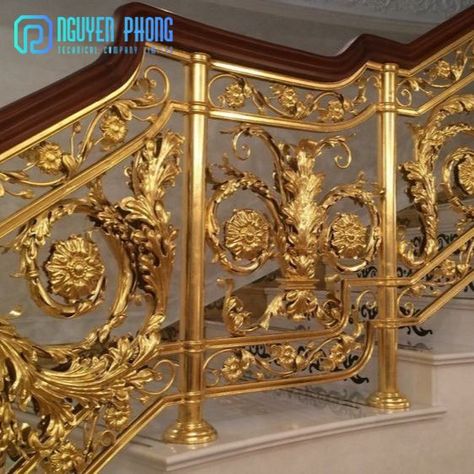 Nguyen Phong is a supplier and manufacturer of wrought iron and laser cut items in interior - exterior decoration and construction such as gates, doors, fences, partition walls, window protective frames, decorative facades, balcony railings, stair railings, artistic iron tables and chairs... Hotline: +84 908 848 518 Email: phuongdangthy@gmail.com https://www.instagram.com/nguyenphongcncco/ Design Stairs, درج السلم, Metal Stair Railing, Stairs Railing, Interior Stair Railing, Wrought Iron Stair Railing, Balcony Railings, Luxury Staircase, Wrought Iron Staircase