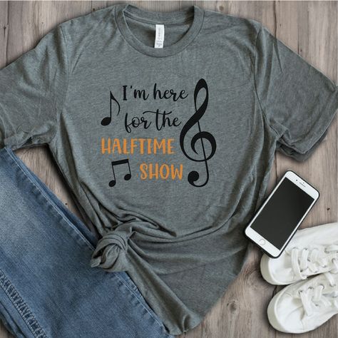 I'm here for the halftime show band shirt SVG Football | Etsy Marching Band Shirts Parents, Band Booster Shirts, I’m With The Band Shirt, Marching Band Shirt Designs, Marching Band Mom Shirts Ideas, Band Parent Shirts Ideas, Band Tshirt Designs, Marching Band Shirts Ideas, Band Banquet Ideas