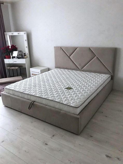 Steel Bed Design, Sofa Bed For Small Spaces, Low Bed Frame, Simple Bed Designs, Bed Back Design, Box Bed Design, Black Bedroom Decor, Simple Bedroom Decor, Bed Headboard Design