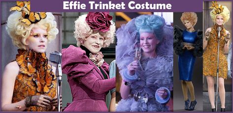 Effie Trinket Costume – A DIY Guide Effie Costume, Hunger Games Costume Diy, Effie Trinket Outfit, Effie Trinket Costume Diy, Effie Trinket Inspired Outfits, Hunger Games Effie Trinket, Effie Trinket Costume, Hunger Games Effie, Hunger Games Costume