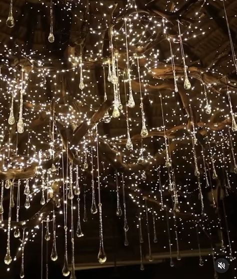 Winter Wedding Ceiling Decor, Night Ball Aesthetic, Prom Theme, Yule Ball, Twinkle Lights, Christmas Deco, Weihnachten Dekoration, Christmas 2024, Yule