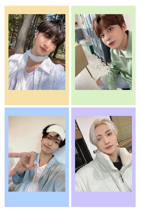 Ateez Freebies Printable, Kpop Freebies Printable Ateez, Ateez Polaroid Printable, Ateez Printable, Ateez Freebies, Ateez Stickers Printable, Printables Freebies, Memo Pad, Free Prints