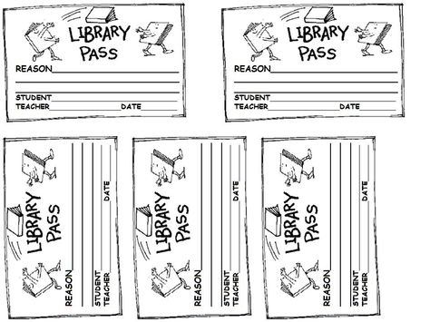 Library Passes Library Passes Printable, Library Book Card Template, Printable Library Cards, Library Hall, Passive Library Programs For Kids, Elementary Library Rewards, School Computer Lab, Library Management, Library Classroom