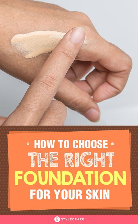 How To Choose The Right Foundation For Your Skin: Picking a foundation that caters to your skin’s needs can be a real challenge – it comes in countless shades and formulas. It’s also the trickiest makeup product to use as it can either give you that dreamy, flawless complexion, or it can have the exact opposite effect if you get it wrong. #Makeup #MakeupIdeas #Foundation #MakeupTips Find Your Foundation Shade, Skin Picking, Skin Tone Makeup, Foundation Tips, Smokey Eye For Brown Eyes, Combo Skin, Makeup Mistakes, Eye Makeup Steps, Makeup Product