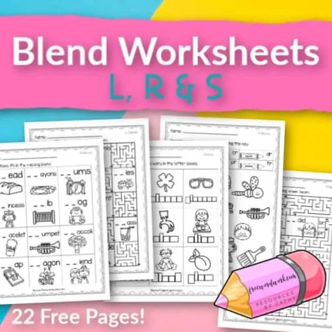 Long U Worksheets, Vowel Teams Worksheets, Ending Blends, Vowel Team Words, Consonant Clusters, Consonant Blends Worksheets, Magic E Words, Digraphs Worksheets, Blends Activities