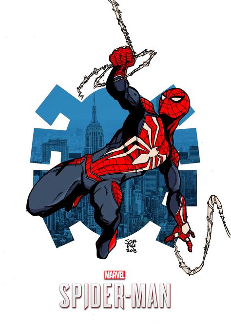 Spider-Man Poster Spider Man Designs, Spider Man Poster, Lebron James Art, Bag Video, Comic Tattoo, Stark Industries, Disney Designs, Cartoon Stickers, Spiderman Art