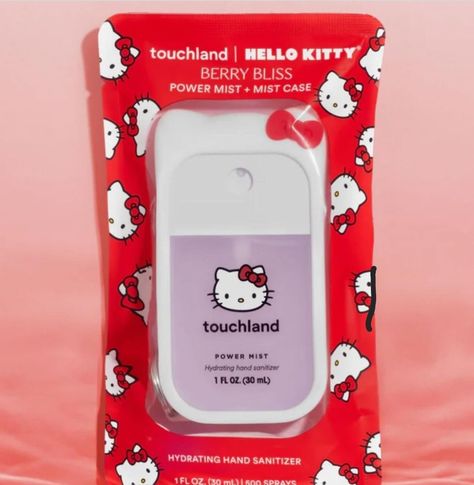 Touch Land Hello Kitty, Hello Kitty Touch Land, Touchland Sanitizer Hello Kitty, Hello Kitty Hand Sanitizer, Touch Land, Hello Kitty Decorations, Spiderman Gifts, Hello Kitty Videos, Sparkle Gift