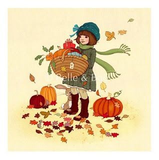 Autumn! - Belle and Boo Belle And Boo, Autumn Leaves Art, Arte Folk, Leaves Art, Autumn Illustration, Art Carte, Seasons Art, Square Art, Art Et Illustration