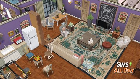 Sims Freeplay Apartment Ideas, Sims Freeplay Room Ideas, Monica's Apartment, Joey Chandler, Friends Apartment, The Sims Freeplay, Sims Freeplay Houses, Sims Houses, 4 Friends