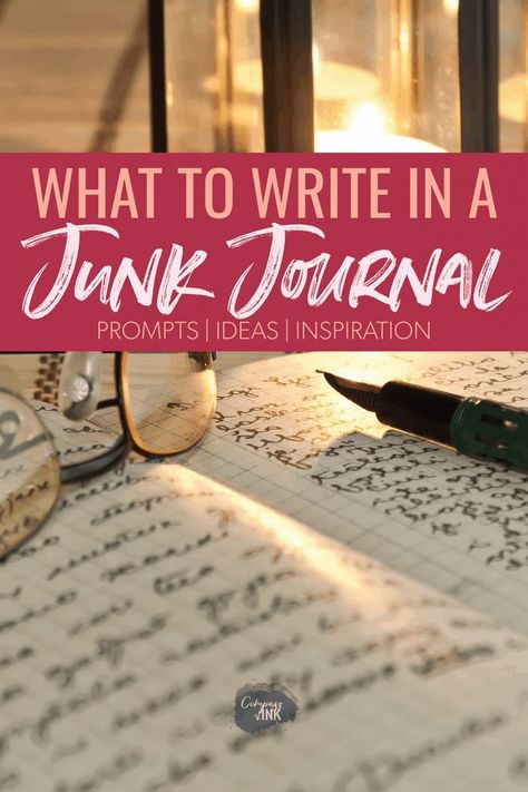 What Is A Junk Journal, Witchy Junk Journal Ideas, Vintage Junk Journal Pages Ideas Layout, Junk Journal Themes, What To Write In A Journal, Junk Journal Prompts, Junk Journal Inspiration, Journal Challenge, Smash Journal