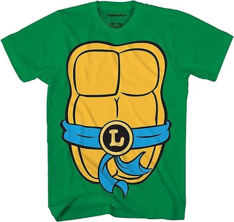 PRICES MAY VARY. Officially licensed Teenage Mutant Ninja Turtles T-shirt Standard Adult Men's sizes and Fit that can be worn by women who prefer a looser boyfriend fit. Choose from Leonardo, Donatello, Raphael or Michelangelo . Let Everyone know your favorite Turtle The Teenage Mutant Ninja Turtles are four teenaged turtles named after Italian artists of the Renaissance. They were trained by their rat sensei, Splinter in the art of ninjutsu. From their home in the sewers of New York City, they Turtle Names, Teenage Turtles, Turtle Costumes, Taking Over The World, Boy Costumes, T Shirt Costumes, Mens Costumes, Mutant Ninja, Teenage Mutant