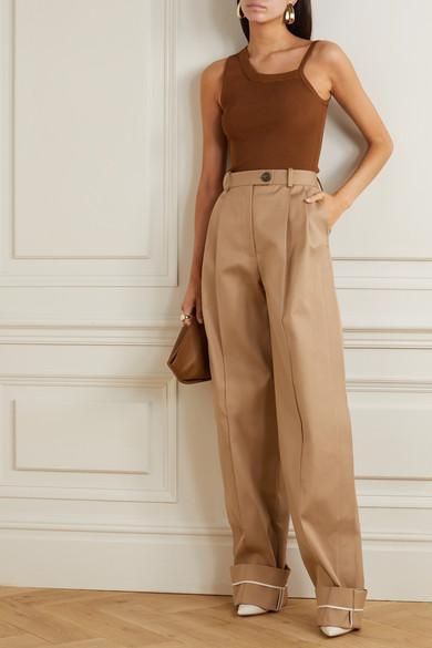 Beige Wide Leg Pants Outfit, Pleated Pants Outfit, Tailored Pants Outfit, Beige Pants Outfit, Wide Pants Outfit, Wide Leg Pants Outfit, Winter Pants Outfit, Leg Pants Outfit, Peter Do