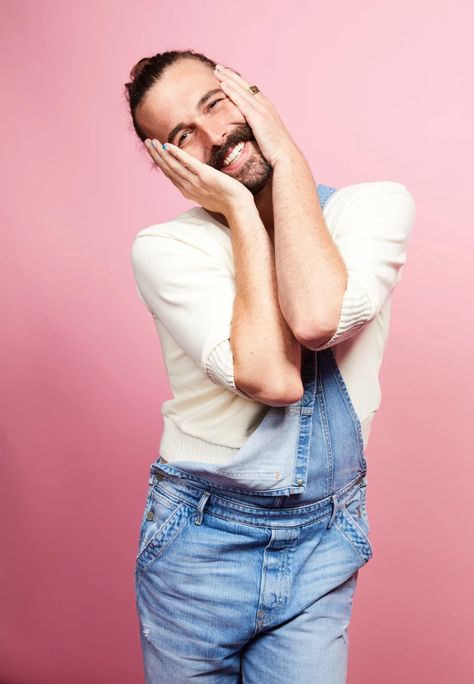 Jonathan Van Ness Writes First Kids' Book Peanut Goes for the Gold | PEOPLE.com Johnathan Van Ness, Gold People, Fairy Godparents, Jonathan Van Ness, Alex Kingston, Queer Eye, Kids Book, Aids Hiv, Character Inspo