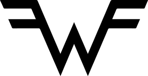 Weezer Logo, Rockband Logos, Brian Bell, Rivers Cuomo, Rock Band Logos, Rock Tattoo, Album Sleeves, Favorite Albums, Patrick Wilson