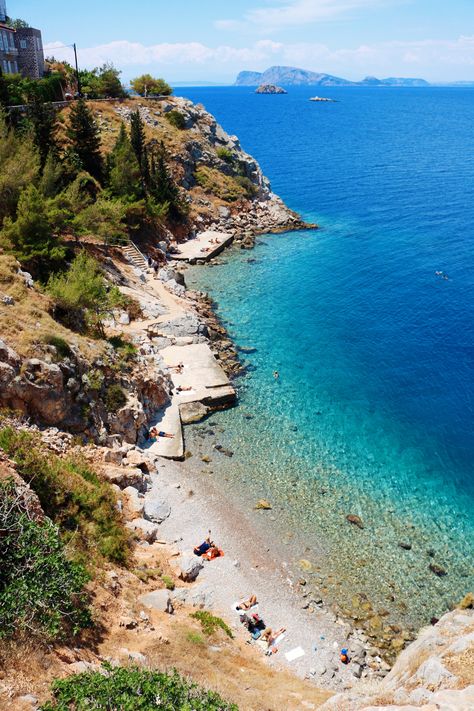 Place Reference, Hydra Greece Aesthetic, Blue Greece Aesthetics, Greece Sea Aesthetic, Greece Town Aesthetic, Hydra Island, Hydra Greece, Lakehouse Bedroom, To The Unknown