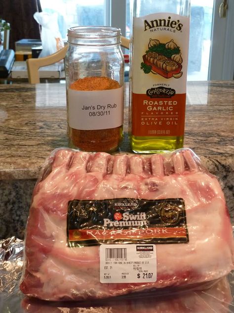 Hickory Smoked Rack of Pork (Prons) - The BBQ BRETHREN FORUMS. Crown Roast Pork, Crown Pork Roast Recipes, Pork Loin Marinade, Turkey Bbq, Smoked Pork Recipes, Pork Rib Roast, Pork Ribs Grilled, Crown Roast, Rack Of Pork