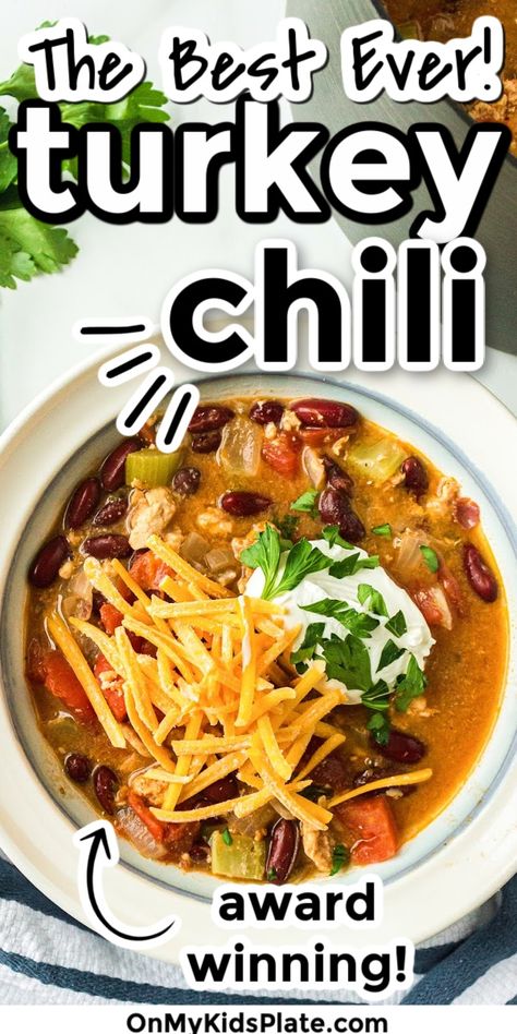 Ground Turkey Chilli, Homemade Turkey Chili, Recipe With Ground Turkey, Ground Turkey Chili Recipe, Chili Soup Recipe, Chili Turkey, Healthy Turkey Chili, Healthy Chili Recipe Turkey, Easy Turkey Chili