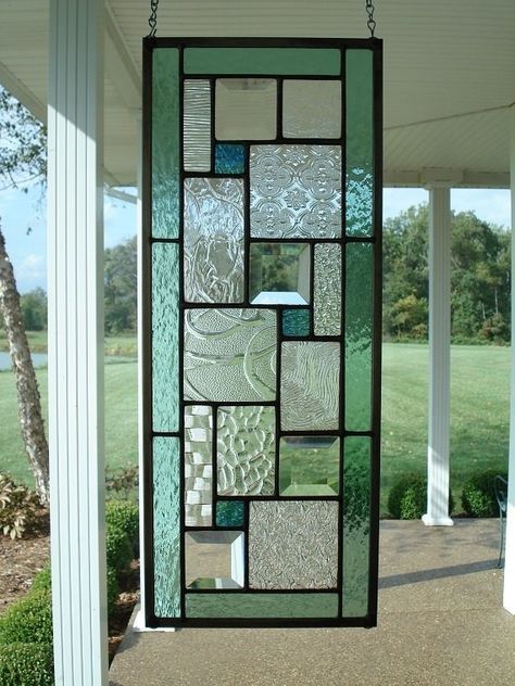 Stained Glass Panel - Foter Green Window, Green Windows, Stained Glass Door, زجاج ملون, Stained Glass Window Panel, Stained Glass Window Hanging, Stained Glass Diy, Stained Glass Crafts, Stained Glass Panel