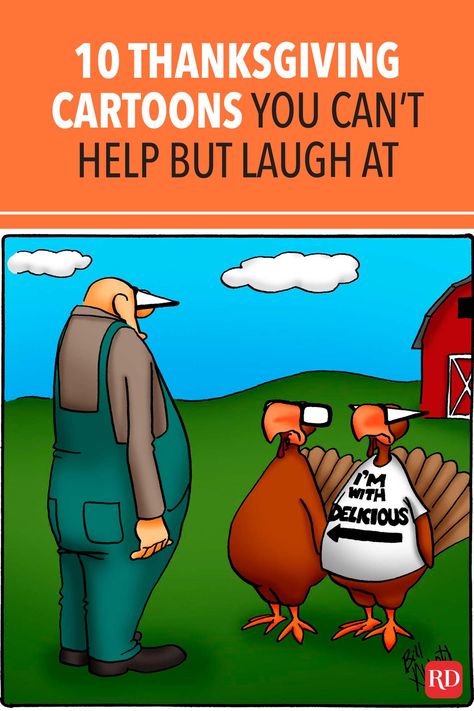 In between stuffing your face with turkey, mashed potatoes, and pumpkin pie take a minute or two to laugh at these hilarious Thanksgiving cartoons. #thanksgiving #Cartoons #humor #jokes #funny #haha Thanksgiving Cartoons Humor, Thanksgiving Gifs Images Funny, Turkey Memes Funny Hilarious, Thanksgiving Cartoons Funny, Funny Turkey Cartoons, Day Before Thanksgiving Humor, Funny Thanksgiving Cartoons, Thanksgiving Week Quotes Funny, Funny Thanksgiving Pictures Hilarious