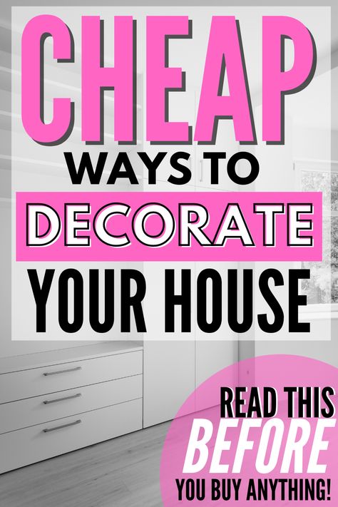 Cheap Ways To Update Your Home Easy Diy, Home Decor Ideas Low Budget, How To Make Your Home Look Expensive On A Budget, Make House Look Expensive On A Budget, Inexpensive Home Decor Ideas, Inexpensive Ways To Decorate Your Home, House Decorating Ideas On A Budget, Low Cost Home Decor Ideas, Low Budget Apartment Decor