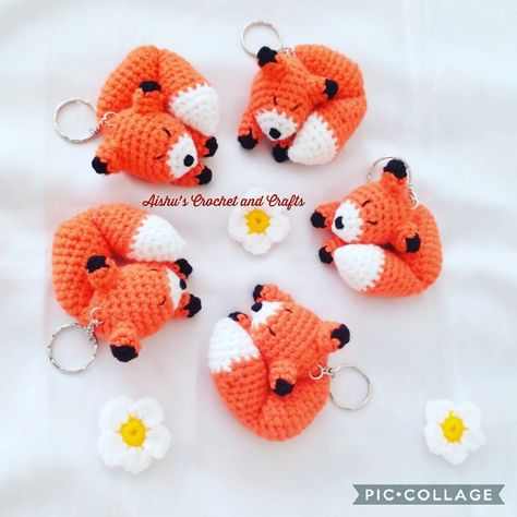 Crochet Amigurimi Fox keyring Kitsch Crochet, Crochet Keyring, Amigurumi Fox, Crochet Keychain, Do You Like It, Crochet Patterns Amigurumi, Crochet Ideas, Christmas Presents, Kitsch