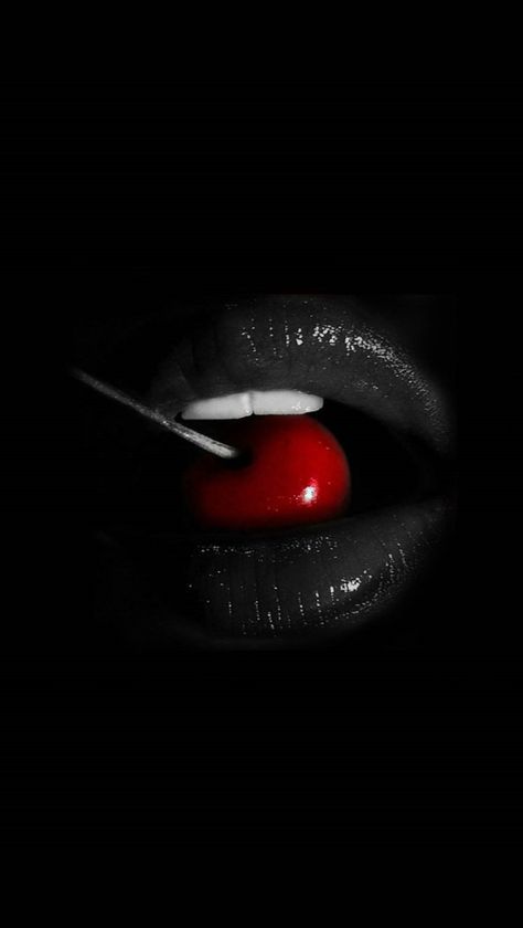 Black Lollipop Aesthetic, Black Lollipop, Lollipop Aesthetic, Lip Wallpaper, Lollipop, Red Peppercorn, Lips, Red, Black