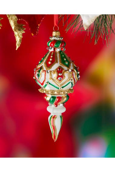 Pretty Christmas Ornaments, Chocolate Ornament, Jewel Ornaments, Gold Christmas Tree Decorations, Magic Gift, Antique Christmas Ornaments, Gold Gift Boxes, Nutcracker Ornaments, Santa Decorations