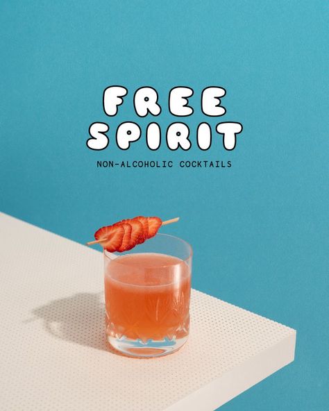 Free Spirit Branding & Packaging Design Non Alcoholic Cocktails, Branding Design Packaging, Good Weekend, Have A Good Weekend, Photography Creative, Drink Menu, Branding Packaging, Creative Direction, Brand Identity Design