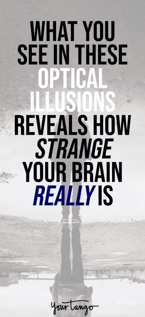 Why is it hard for us to accept optical illusions as real? When you see something in front of your eyes, it's hard not to believe it, but the brain is a weird thing, and finding out why we see things a certain way can be a hard pill to swallow.  #personality #personalitytest #optical #optical-illusion Funny Mind Tricks Brain, What Do You See First Optical Illusions, Optical Illusions Mind Blown, Optical Illusions Brain Teasers, Crazy Optical Illusions, Brain Illusions, Illusions Mind, Color Optical Illusions, Illusion Tricks