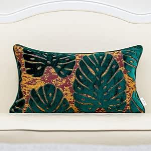 Leaf Pillow, Sofa Bed Living Room, Pillow For Couch, Pillow Embroidery, Living Room Decor Colors, Leaves Pillow, Maximalist Decor, Decorative Pillows Couch, Sofa Living Room