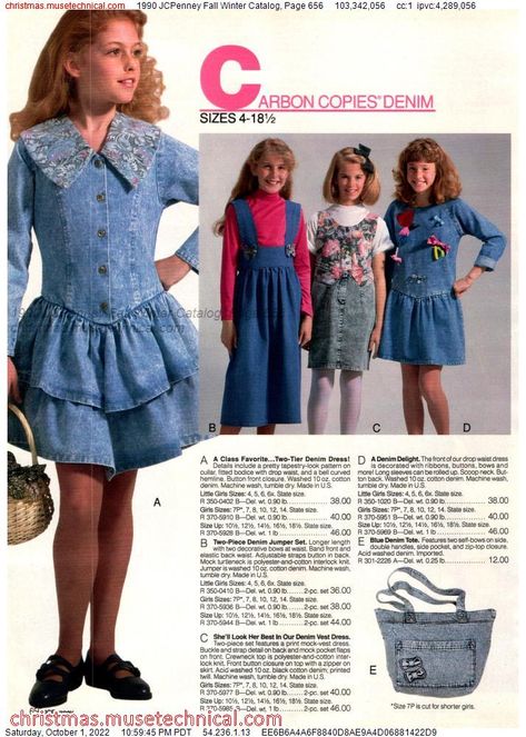 1990s Kids Fashion, Early 2000s Kids Clothes, 90s Sears Catalog, 1993 Sears Catalog, Kids Catalogs, 1995 Sears Catalog, Vintage Girls Clothes, 1980s Women, Vintage Childrens Clothing