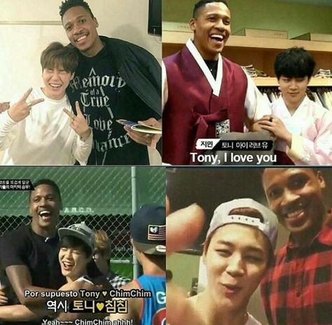 BTS and Tony Jimin And Tony, Bts American Hustle Life, Tony Jones, American Hustle, J-pop Music, Jungkook V, Cutest Thing Ever, Park Jimin Bts, Marvel Memes