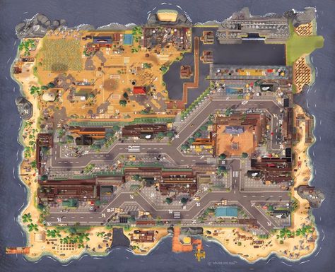 Acnh Citycore Layout, Acnh Island Designs Citycore, Anch Citycore, Animal Crossing Island Citycore, Animal Crossing Citycore, Acnh Forced Perspective City, Island Design, Splatoon, Animal Crossing