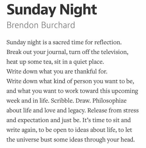 Sunday Night Quotes, Nighttime Affirmations, Sunday Quotes Funny, Night Reflection, Brendon Burchard, Reflection Quotes, Funny Image, Sunday Quotes, Quotes Of The Day