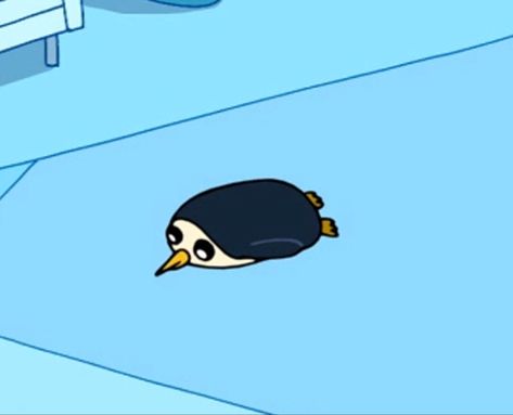 Gunther Adventure Time Pfp, Gunter Adventure Time Icon, Adventure Time Penguin, Gunther Adventure Time, Gunter Adventure Time, Time Icon, Baby Blue Aesthetic, Silly Girls, Cartoon Man