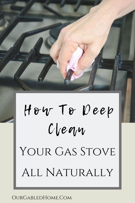 Clean Stove Grates, Our Gabled Home, Gas Stove Cleaning, Clean Stove Burners, Clean Stove, Clean Baking Pans, Cast Iron Cleaning, Gas Stove Top, Glass Cooktop