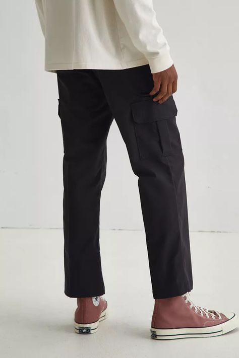 Chino - Men's Pants: Chinos, Joggers + More | Urban Outfitters | Urban Outfitters Canada Mens Chino Pants, Streetwear Men Outfits, Cargo Pant, Women Men Shoes, Cropped Denim, Work Pants, Chucks Converse, Black Outfit, Men's Pants