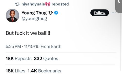 Thug Tweets, Young Thug Tweets, Young Thug Quotes, Celeb Tweets, Thug Quotes, Summer Vision, Good Quotes For Instagram, Relatable Stuff, 2025 Vision