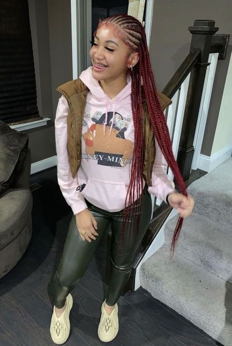 Cute Weave Hairstyles, Lemonade Braids Hairstyles, Feed In Braids, Big Box Braids Hairstyles, Feed In Braids Hairstyles, Box Braids Hairstyles For Black Women, Cute Braided Hairstyles, Braids Hairstyles Pictures, Braided Cornrow Hairstyles