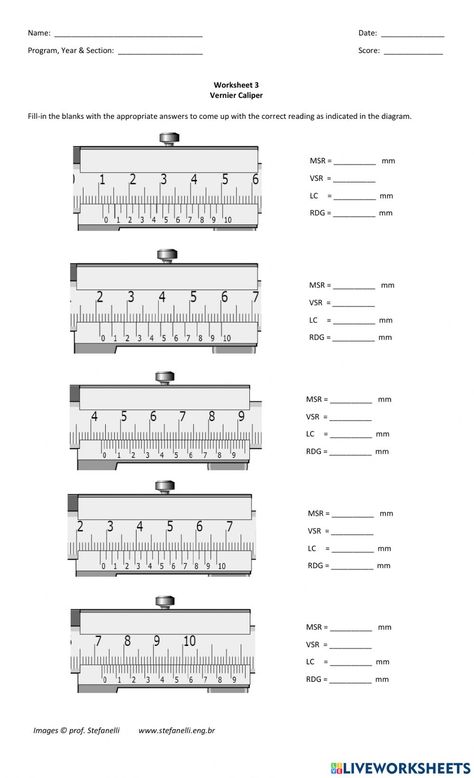 Vernier Caliper online worksheet for Grade 10 to College. You can do the exercises online or download the worksheet as pdf. Vernier Calipers How To Use, Newtons Third Law, Physics Problems, Physics Lessons, Electromagnetic Spectrum, The Worksheet, Vernier Caliper, Grade 10, Teacher Hacks