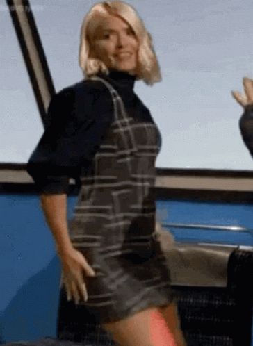 Holly Willoughby Ass GIF - Holly Willoughby Ass Dance - Discover & Share GIFs Red Dress Red Lipstick, Holly Willoughby Hair, Holly Willoughby Style, Holly Willoughby Legs, Celebrity Smiles, Very Short Dress, Perfect Legs, Holly Willoughby, Perfect Smile