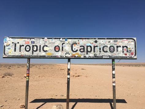 Namibia, Tropic of Capricorn sign Tropic Of Capricorn, Capricorn Sign, Art Sketchbook, Highway Signs, Bucket List, Boyfriend Gifts, Rome, The Outsiders, Sketch Book