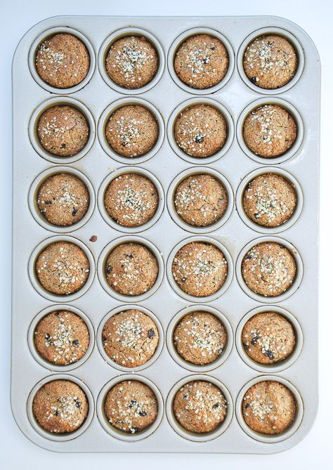 Baby Bran Muffins-3 Wheat Bran Muffins, Hemp Seed Milk, Raisin Bran Muffins, Baby Muffins, Bran Muffin Recipes, Sweet Muffin, Filled Muffins, Bran Muffins, Healthy Muffins