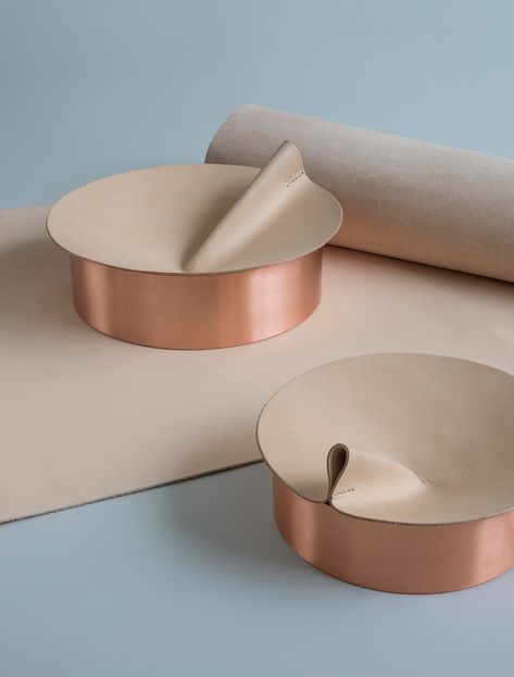 Meet CaraDavide, The South African-Italian Duo Making Waves in Milan - Sight Unseen Dresser Accessories, Sight Unseen, Milan Design Week, Making Waves, Incense Holder, Organic Shapes, Vegetable Tanned Leather, South African, Industrial Design