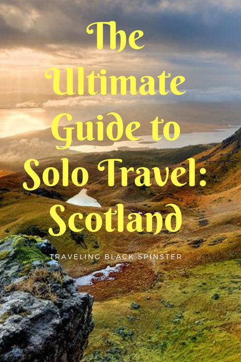 I am so ready to share my Ultimate Guide to Solo Travel: Scotland with you. There are few countries that are as affordable and safe for a female traveler. Scotland, for sure, should be one your travel bucket list.  #scotlandsolotravel #solotravel #scotland Scotland Solo Travel, London To Scotland, Scotland Summer, Scotland Bucket List, Travel Blog Post Ideas, Solo Vacation, Scotland Travel Guide, Camping Uk, Scotland Vacation