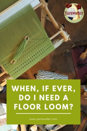 When, if ever, do I need a floor loom? - Yarnworker - Know-how for the rigid heddle loom Floor Loom Weaving Patterns, Weaving Rigid Heddle Loom, Diy Rigid Heddle Loom, Ashford Rigid Heddle Loom, Diy Rigid Heddle Loom Plans, Rigid Heddle Weaving Projects, Rigid Heddle Weaving Patterns, Floor Loom, Rigid Heddle Loom