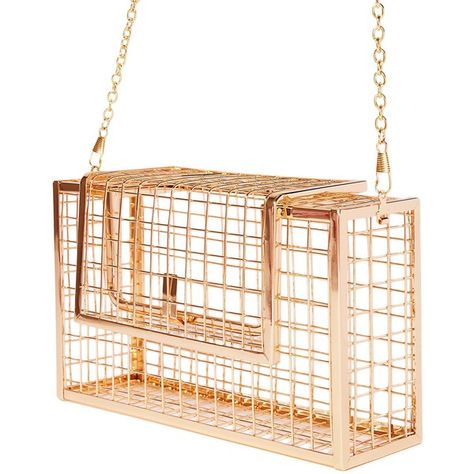 Cage Purse, Kawaii Purse, 90s Accessories, Gold Clutch Bag, Bags Unique, Clasp Purse, Metal Purse, Gold Purse, Purse White